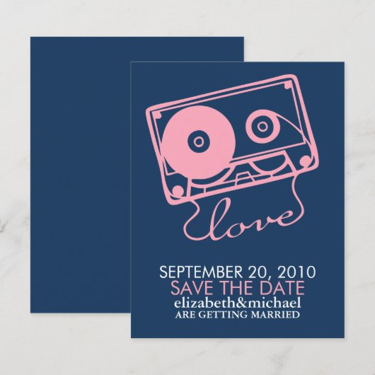 De Perfecte Mix Bruiloft Save the Date (Voorkant / Achterkant)