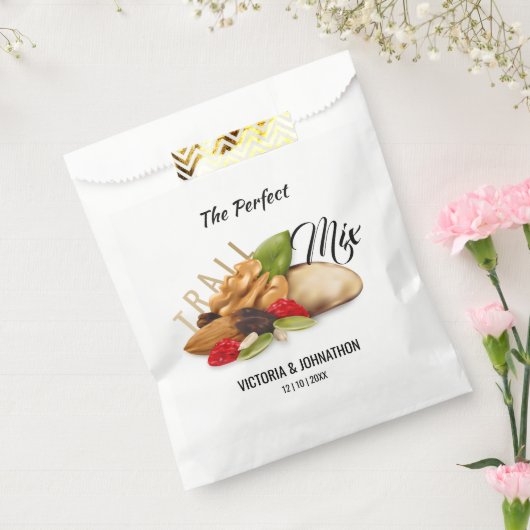 De perfecte Mix Fruit bedankt je bruiloft. Bedankzakje (Gezegeld)