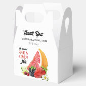 De perfecte Mix Fruit bedankt je huwelijk Bedankdoosjes (Geopend)