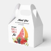 De perfecte Mix Fruit bedankt je huwelijk Bedankdoosjes (Voorkant Zijde)