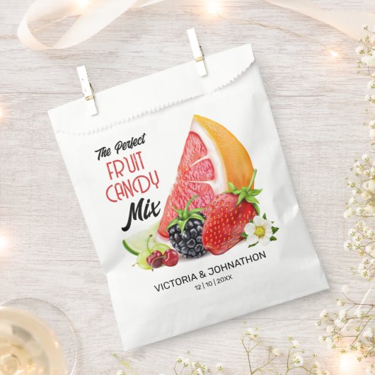 De perfecte mix fruit dank u bedankzakje (Geknipt)