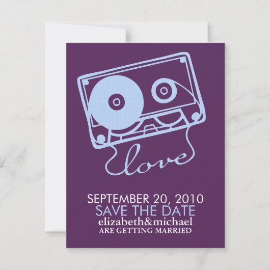De Perfecte Mix - Huwelijk Save the Date (Voorkant)