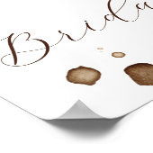 De Perfecte Mix! Koffie Bruiloft Feest Welkom Poster (Hoek)