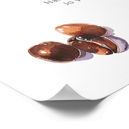 De perfecte mix koffie-thema zitplaatskaart post poster (Hoek)