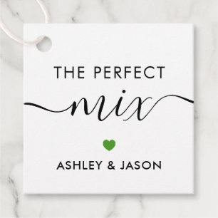 De Perfecte Mix-kruiden- of Trail Mix-cadeaubijslu Bedankjes Labels