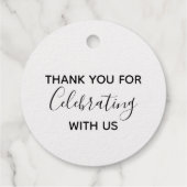 De Perfecte Mix Moderne Trouwkado Cadeautag Bedankjes Labels (Achterkant)