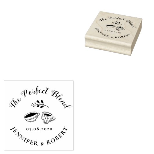 De perfecte mix monogram stempel (Gestempeld)