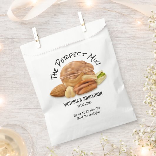 De perfecte Mix Nuts Dank u | Weddenschap Bedankzakje (Geknipt)