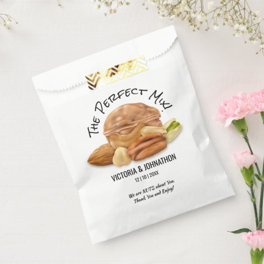 De perfecte Mix Nuts Dank u | Weddenschap Bedankzakje (Gezegeld)