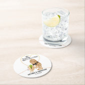 De perfecte Mix Nuts Funny | Weddenschap Ronde Kartonnen Onderzetter (Insitu)