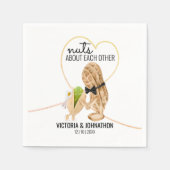 De perfecte Mix Nuts Funny | Weddenschap Servet (Voorkant)