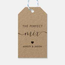 De perfecte Mix Spice of het Label van de Mix van  Cadeaulabel