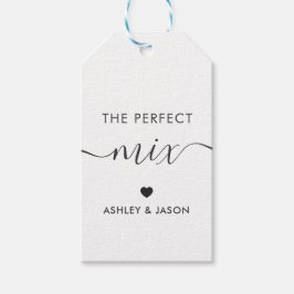 De perfecte Mix Spice of het Label van de Mix van  Cadeaulabel