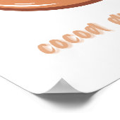 De perfecte mix van cacao en comfort poster (Hoek)