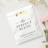 De perfecte mix van Koffie op Klassieke bruiloft Bedankzakje (Gezegeld)