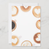 De perfecte mix van koffieparen en douches kaart (Achterkant)