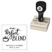 De perfecte mix van moderne koffie script rubberstempel (Gestempeld)