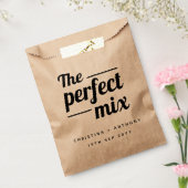 De perfecte Mix Wedding Snack Favor Bag Bedankzakje (Gezegeld)