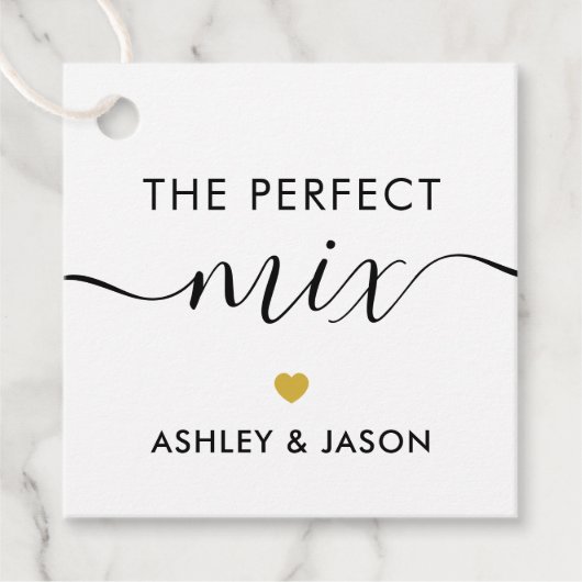 De Perfecte Mixkruiden of Trail Mix Cadeaubijsluit Bedankjes Labels (Voorkant)