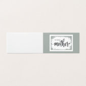 De perfecte moeder een Kaart voor mama (Buitenkant ongevouwen)
