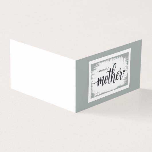 De perfecte moeder een Kaart voor mama (Buitenkant)