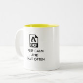 De perfecte Mok voor Autocad Designer Coffee (Voorkant links)