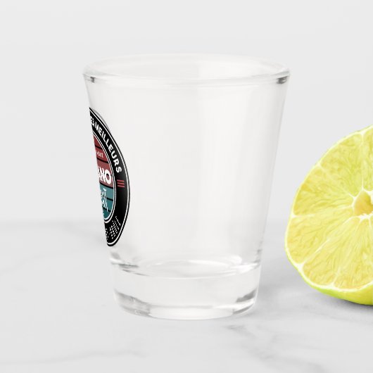 De perfecte monteur shot glas (Rechts)