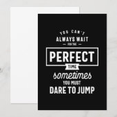 De perfecte Motivatie prijsopgave voor de tijd Bedankkaart (Voorkant / Achterkant)