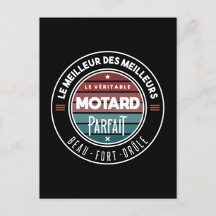 De perfecte motorfiets briefkaart