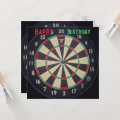 De perfecte opname: Bullseye op het dartbord, Kaart (Voorkant / Achterkant in situ)