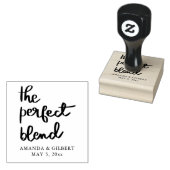 De perfecte overvloeihandgeschreven handgeschreven rubberstempel (Gestempeld)