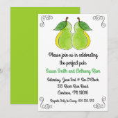 De perfecte paar bruids douche uitnodiging (Voorkant / Achterkant)