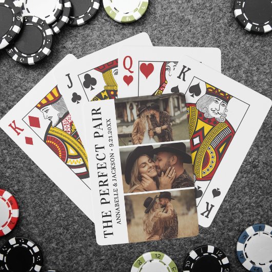 De Perfecte Paar Foto Pokerkaarten