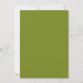 De Perfecte Paar Groene Bruidsdouche Uitnodiging (Achterkant)