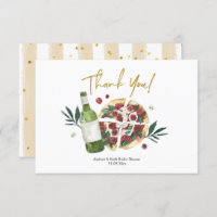 De perfecte Paar Pizza en Bier Dank u Kaart