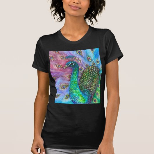 De perfecte pacock. t-shirt (Voorkant)