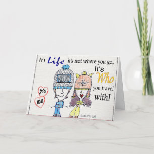 De perfecte Paren van de Gelijke Feestdagen Kaart