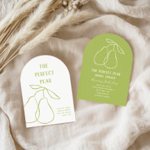 De perfecte peer handgetekende Vrijgezellenfeest