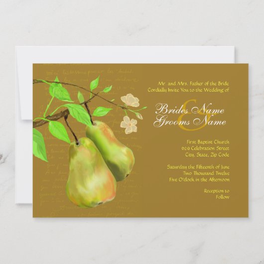 De perfecte peer kaart (Achterkant)