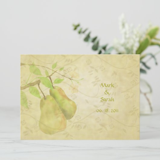 De  perfecte peer kaart (Staand voorkant)