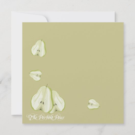 De perfecte peer Save the Date (Achterkant)