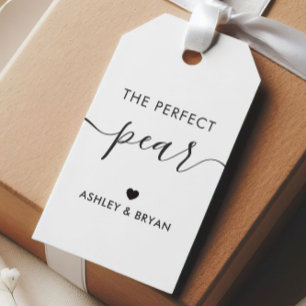 De Perfecte Peer-tag, Thuisgemaakte Gift-tag, Kraf Cadeaulabel