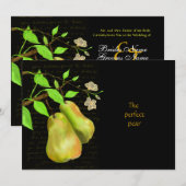 De perfecte peren zwart kaart (Voorkant / Achterkant)