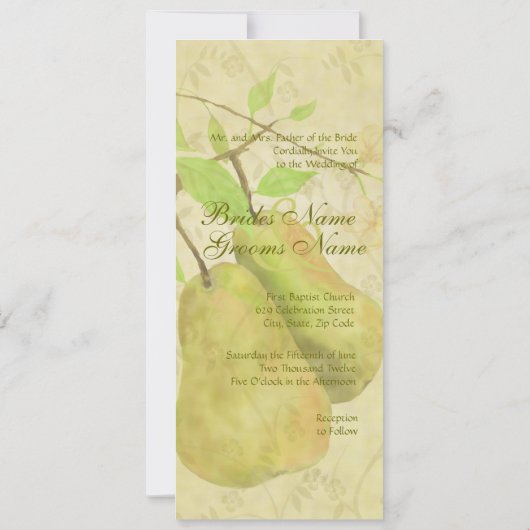 De  perfecte perenuitnodiging kaart (Achterkant)