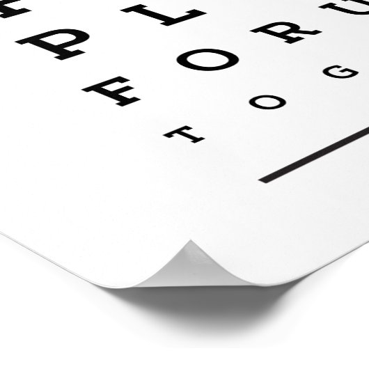 De perfecte plek voor ons is een ooggrafiek. poster (Hoek)