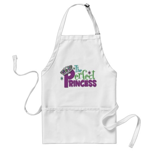 De perfecte prinses Apron Standaard Schort (Voorkant)