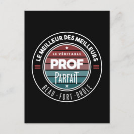 De perfecte prof briefkaart