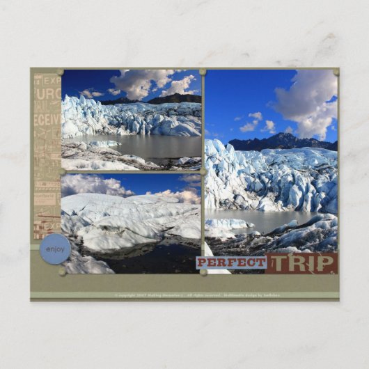 De perfecte reis Alaska Briefkaart (Voorkant)