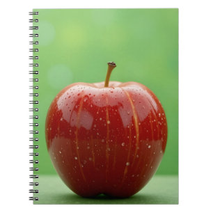 De perfecte rode kleur van de natuur notitieboek