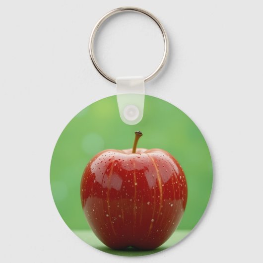 De perfecte rode kleur van de natuur sleutelhanger (Achterkant)